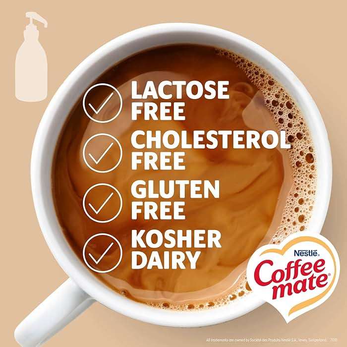Nestlé Coffee mate Liquid Concentrate 1.5 Liter Pump Bottles, 3 Flavors Sweetened Original, French Vanilla & Hazelnut (Pack of 3) - Image 6
