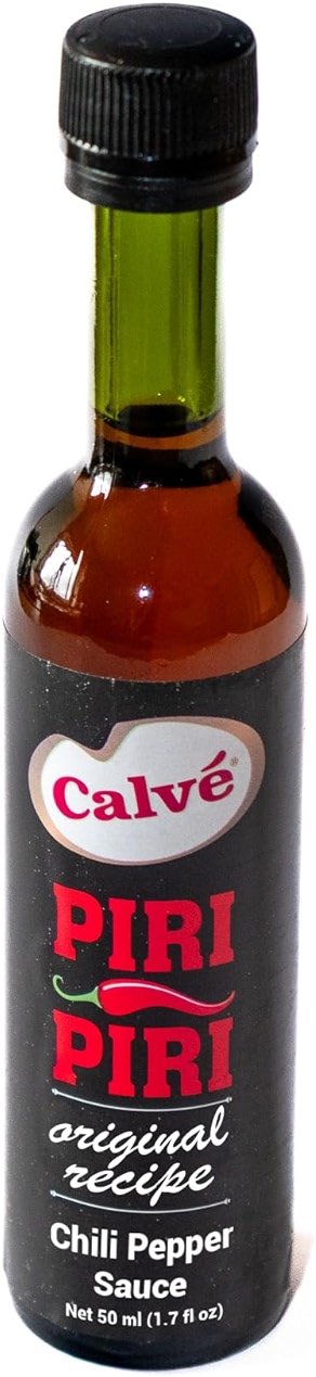 Piri Piri Sauce - 1.7 fl oz (50ml) - Authentic Portuguese Recipe - Perfect for Grilling, Cooking & Marinades - Bold Spicy Flavor - Product Image