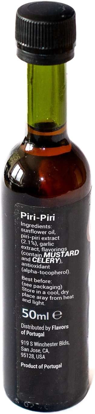 Piri Piri Sauce - 1.7 fl oz (50ml) - Authentic Portuguese Recipe - Perfect for Grilling, Cooking & Marinades - Bold Spicy Flavor - Image 3