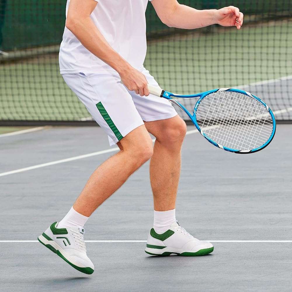 FitVille Extra Wide Pickleball Tennis Shoes Men for Hard or Clay Court | Racquetball, Squash, Badminton, Breathable, Comfortable, Cushioning, Arch Support - Image 2