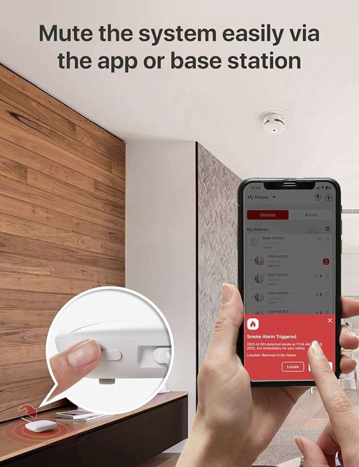 X-Sense Smart Home Base Station, 2.4 GHz Wi-Fi Required, Enhance Your Home Safety Network with Up to 50 Devices, Model SBS50 - Image 4