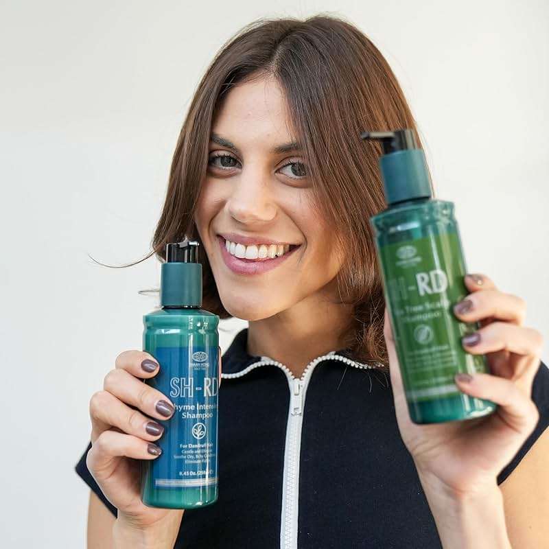 SH-RD Thyme Intensive Shampoo for Itchy Scalp and Dandruff Relief | 1% Zinc Pyrithione Added | Soothing, Rebalancing Scalp Condition - 8.45oz/250ml - Image 7