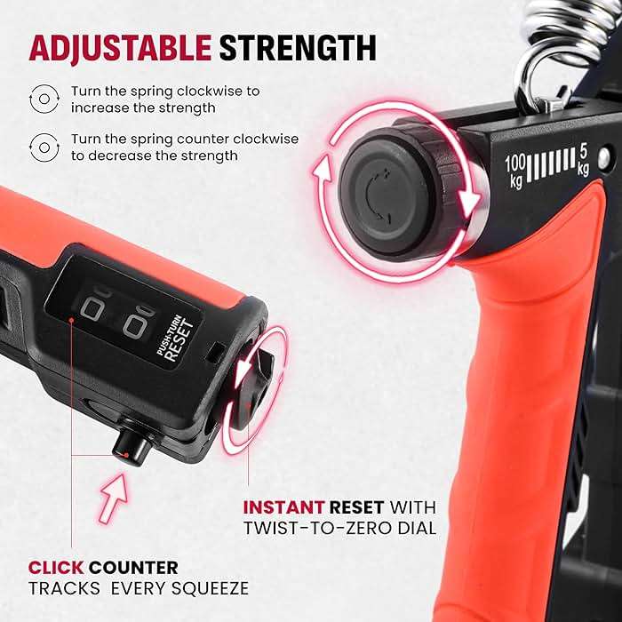 Grip Strength Trainer Kit, 4 Pack Hand Gripper Strengthener with Adjustable Resistance, Forearm Exerciser, Finger Strengthener & Stress Relief Ball for Muscle Building & Injury Recovery - Image 3