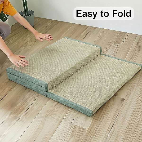 Japanese Tatami Mat, Tatami, Rug, Foldable Mattress, Roll up Rug, Japanese Floor Mattress, Floor Sleeping Japanese Futon Mattress, Meditation Yoga, Zen - Image 7
