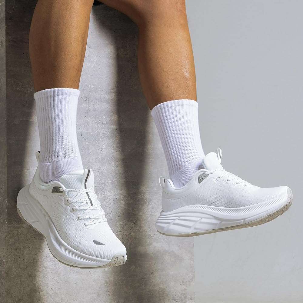 NORTIV 8 Men's Walking Shoes Running Tennis Cushioning ActiveBreeze Non Slip Athletic Gym Workout Comfortable Fashion Sneakers - Image 2