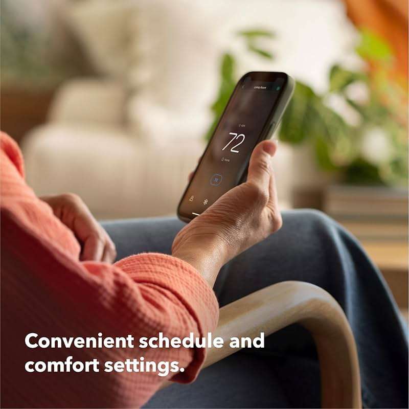 ecobee Smart Thermostat Essential - Energy Star Certified programmable Wi-Fi Thermostat - Works with Siri, Alexa, and Google Assistant - Image 8