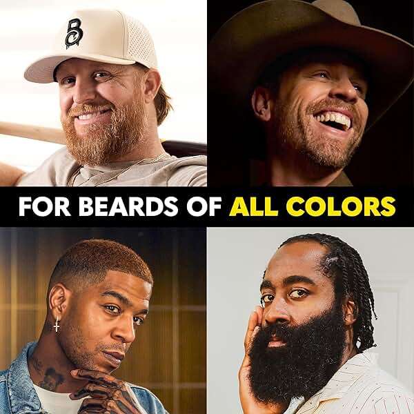 The Beard Club 1 Day Temporary Beard Dye for Men - Black Beard, Mustache & Eyebrow Color for a Fuller, Well-Defined Look, Water & Sweat Resistant, Up to 30 Applications, 0.3 fl oz - Image 2