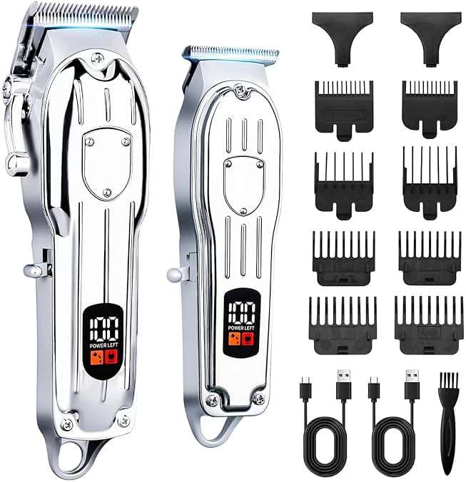 Hair Clippers for Men,Beard Trimmer for Mens,Professional Electric Hair Clipper Set,Men's Electric Hair Clipper,Cordless Hair Trimmer for Family,Gifts for Men. - Image 1