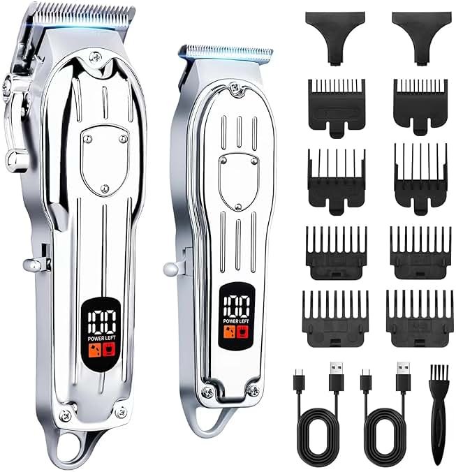 Hair Clippers for Men,Beard Trimmer for Mens,Professional Electric Hair Clipper Set,Men's Electric Hair Clipper,Cordless Hair Trimmer for Family,Gifts for Men. - Product Image