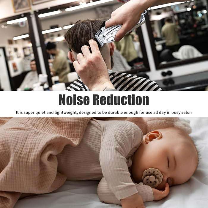 Hair Clippers for Men,Beard Trimmer for Mens,Professional Electric Hair Clipper Set,Men's Electric Hair Clipper,Cordless Hair Trimmer for Family,Gifts for Men. - Image 7