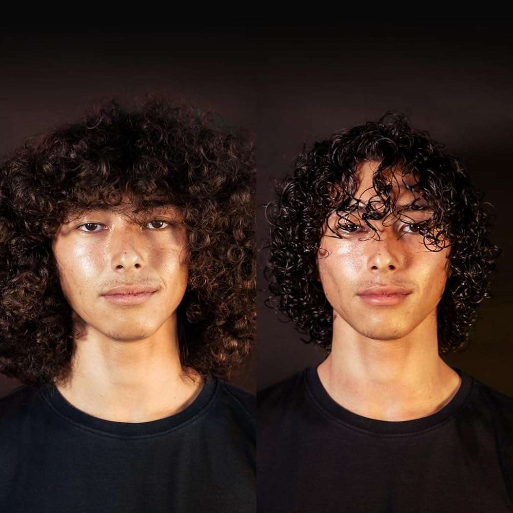 BASED Curl Cream for Men, Curl Defining Cream for Curly Hair, No Harsh Chemicals or Artificial Fragrance, Medium Hold, Hydrates & Nourishes with Agave, Silk Protein & Castor Oil, 8.5 oz (Pack of 1) - Image 5