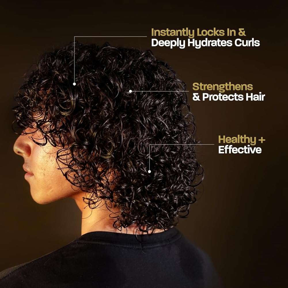 BASED Curl Cream for Men, Curl Defining Cream for Curly Hair, No Harsh Chemicals or Artificial Fragrance, Medium Hold, Hydrates & Nourishes with Agave, Silk Protein & Castor Oil, 8.5 oz (Pack of 1) - Image 6