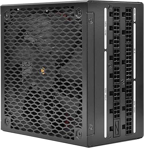 Super Flower Leadex III 1000W ATX 3.1 Full Modular Power Supply, 80+ Gold, Cybenetics Platinum, ECO Semi-Fanless Mode, FDB Fan, 10-Year Warranty, SF-1000F14GE.US, Black - Image 5