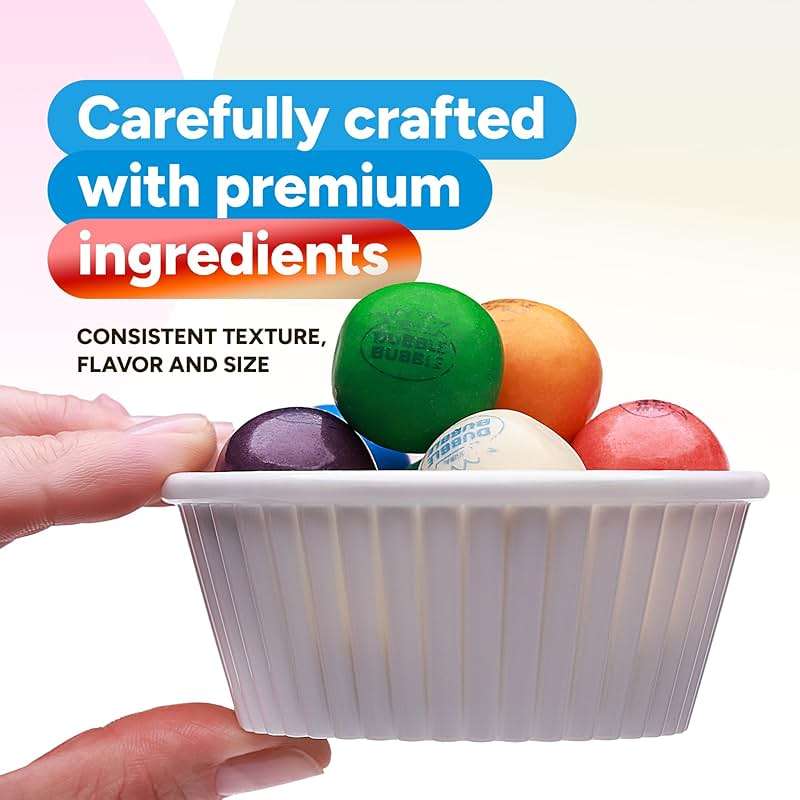 Gumballs for Gumball Machine – Mixed Fruit Flavored Chewing Gum 15 OZ, 0.86” Gumballs – Nostalgic Bubble Gum for Party Favors, Easter Baskets, Candy Bar & Sweet Treats - Image 6