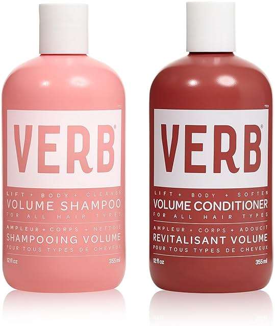 VERB Volume Shampoo & Conditioner Duo- Cleanses, Softens + Lifts Flat Hair - Image 1