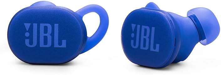 JBL Endurance Race 2 - Waterproof (IP68) Sports True Wireless Earbuds with 4 mics for Crisp, Clear Calls, JBL Pure Bass Sound, 48Hrs of Playback, Plus Speed Charging & Active Noise Cancelling (Blue) - Image 2