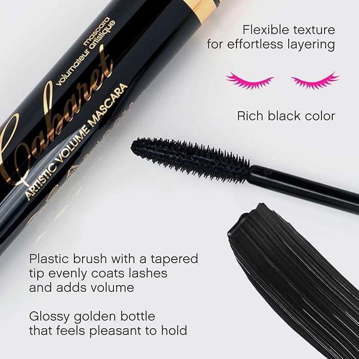 Vivienne Sabó Classic Mascara Cabaret – Volume and Length Mascara for Defined Everyday Lashes, Clean, Smudge-Resistant, Cruelty-Free, Blackest Black, Made in Italy, 0.3 fl oz - Image 3