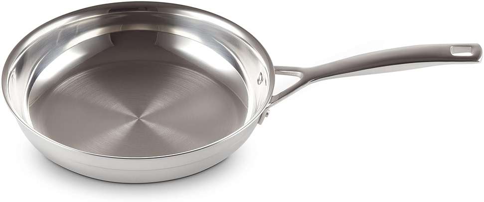 Le Creuset Stainless Steel Classic 3-Ply Set of 2 Fry Pan Set, 9.5" and 11" - Image 3