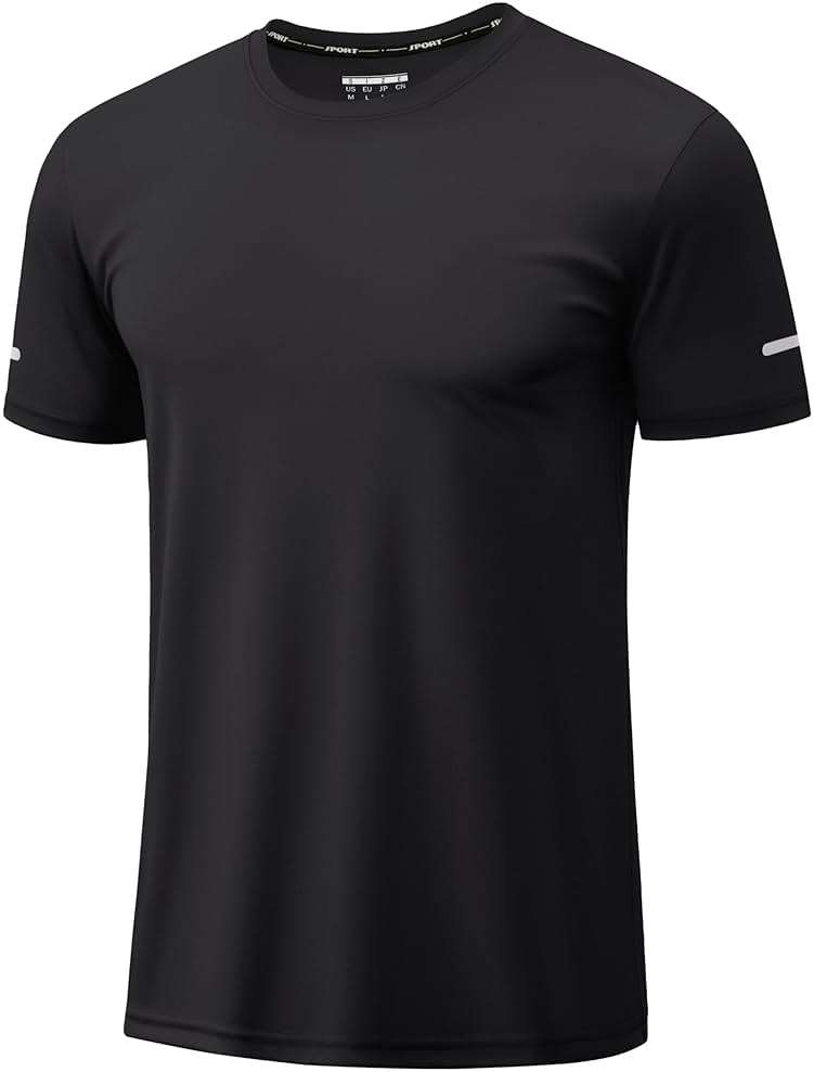 TACVASEN Men's Workout Shirts Short Sleeve Dry Fit Athletic T-Shirts UPF 50+ Running Gym Tshirts Swim Sun Shirt - Image 1