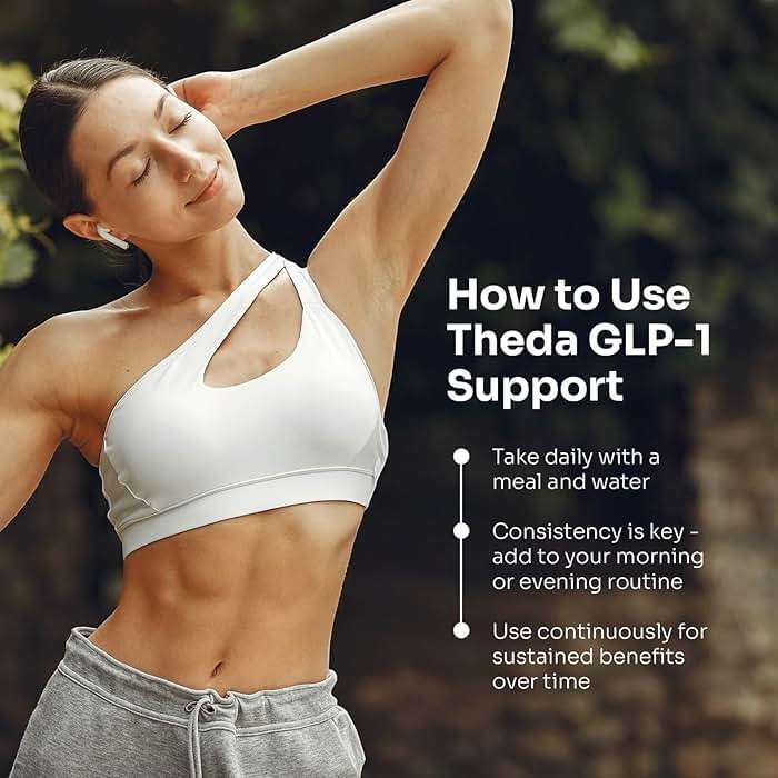 THEDA GLP-1 Supplement Weight Loss for Women and Men - Clinically Studied Metabolism Booster, Expert Formulated and Patented to Support GLP1 Production Naturally (30 Day Supply, 60 Capsules) - Image 3