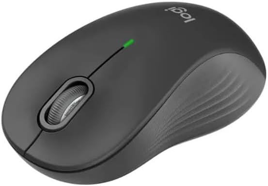 Logitech - Signature M550 L Full Size Bluetooth Ambidextrous Mouse with Silent Clicks - Wireless - Graphite (Renewed) - Product Image