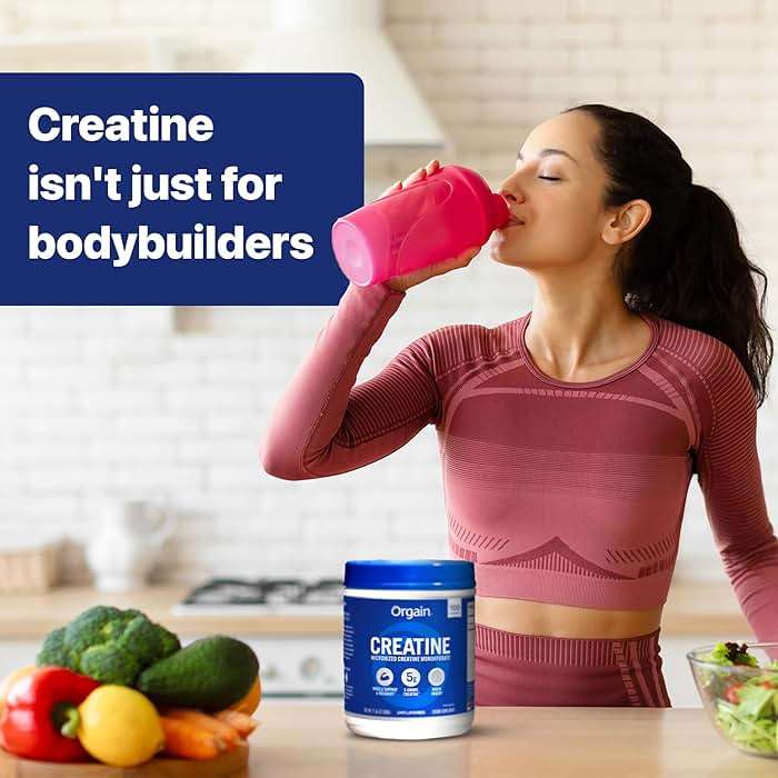 Orgain Creatine Monohydrate Micronized Powder, 100 Servings, Unflavored, Supports Muscle Growth, Post Workout Recovery and Brain Health, No Artificial Additives, for Men & Women (Packaging May Vary) - Image 8