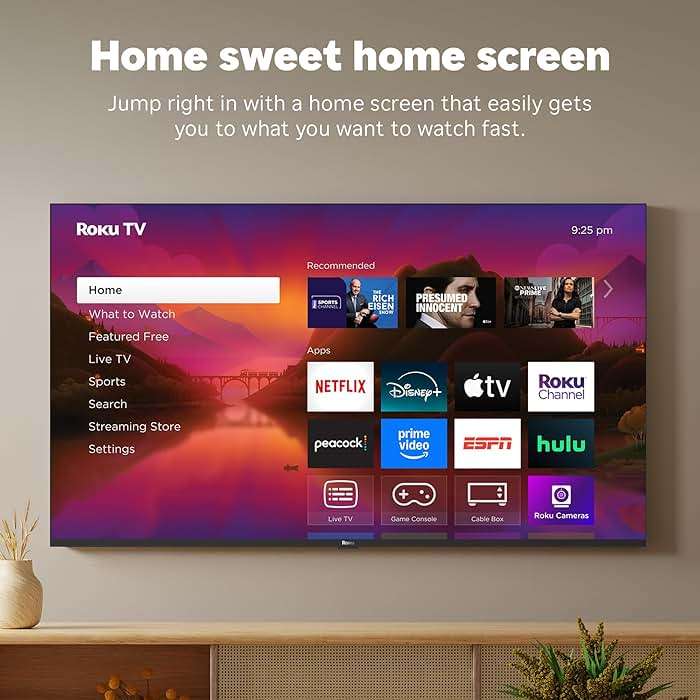 Roku Smart TV – 65-Inch Plus Series, Mini-LED TV – RokuTV with Enhanced Voice Remote – Flat Screen 4K QLED Television with Dolby Vision & Wi-Fi for Streaming Live Local News, Sports - Image 7