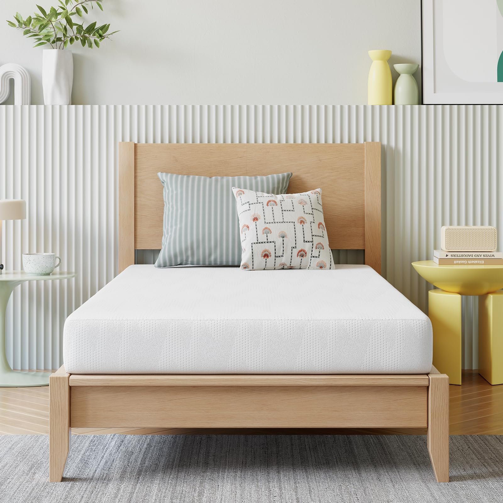 Novilla Twin Mattress s, 5 Inch Twin Bed Mattress in a Box, Gel Memory Foam Mattresses for Cooling Night Sleep, Pressure Relief, CertiPUR-US Certified - Product Image