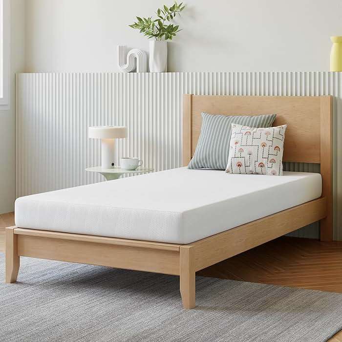 Novilla Twin Mattress s, 5 Inch Twin Bed Mattress in a Box, Gel Memory Foam Mattresses for Cooling Night Sleep, Pressure Relief, CertiPUR-US Certified - Image 7