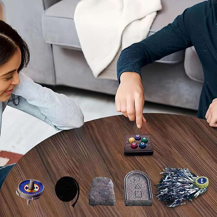 ReeRaa Gonggi Korean Game, Tossing Set (Korean Traditional Play Game) Jebi chagi Stone catching Biseokchigi Paeng-y DDAKJI & Family & Party, Easter Basket Stuffers, Christmas (1 Set) - Image 3