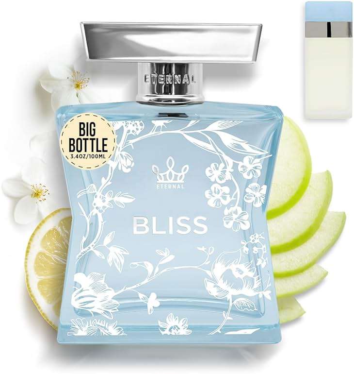 Eternal Fragrance - Eternal Bliss - Inspired by Designer Citrus Green Apple Perfume - 3.4 oz (100ml) - EDP - Vegan - Clean Ingredients - Perfume Spray for Women - 2000 sprays per bottle - Image 1
