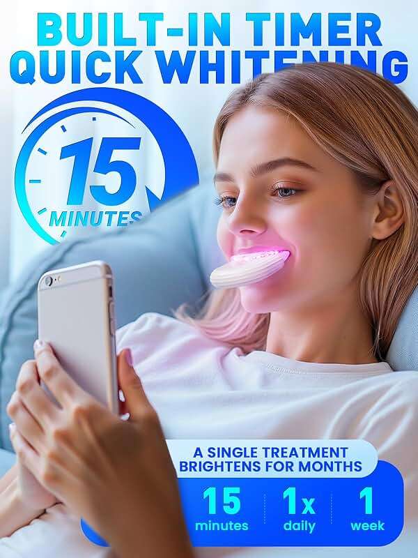 Teeth Whitening Kit for Sensitive Tooth: Professional Whitening Gel Pens Strips Dental kit, 32X LED Light White Personal Care Products, 35% Carbamide Peroxide Whitener, Beauty Tools for Home - Image 5