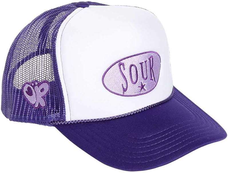 Olivia Rodrigo - Unisex Sour Mesh Back Cap, Color Purple/White, Size: O/S - Image 1