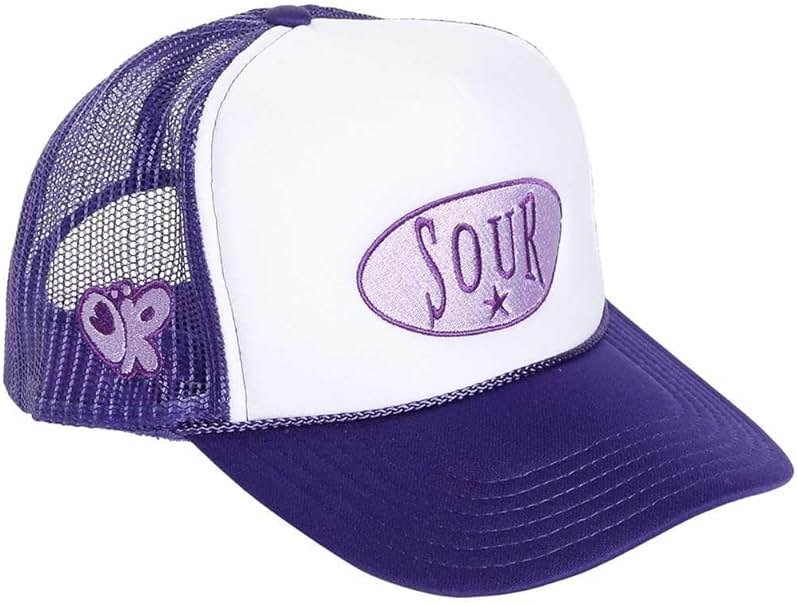 Olivia Rodrigo - Unisex Sour Mesh Back Cap, Color Purple/White, Size: O/S - Product Image