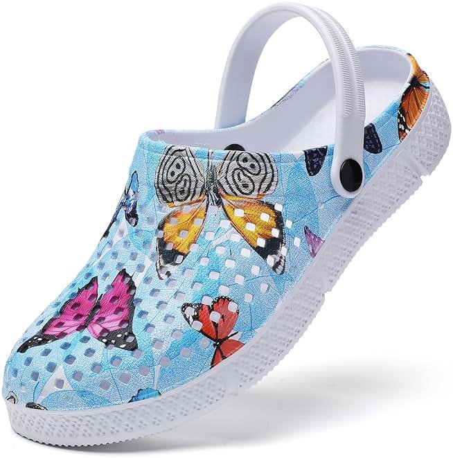 XJITIGER Waterproof Garden Clogs for Women: Classic Comforts - Slip On Lightweight Beach Sandals - Product Image