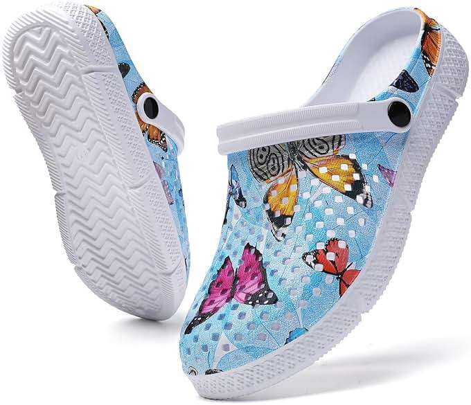 XJITIGER Waterproof Garden Clogs for Women: Classic Comforts - Slip On Lightweight Beach Sandals - Image 4