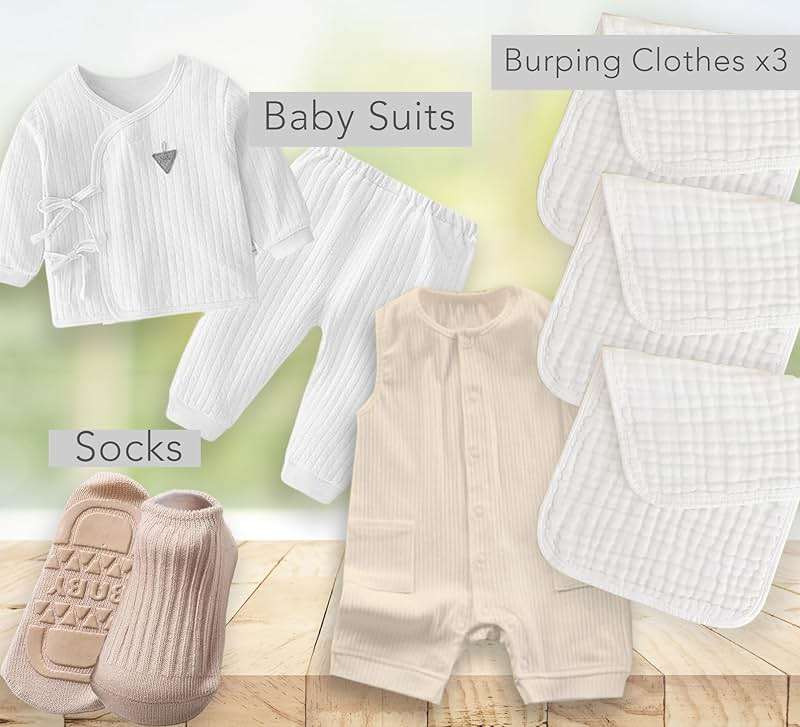 New Baby Boy/Girl Gift Basket (20 Items) for a New mom Elephant Baby Gift Set. Welcome Baby Care Package All w/Newborn Essentials Bundle for Expecting Moms Baby Shower, After Labor Unisex - Image 4