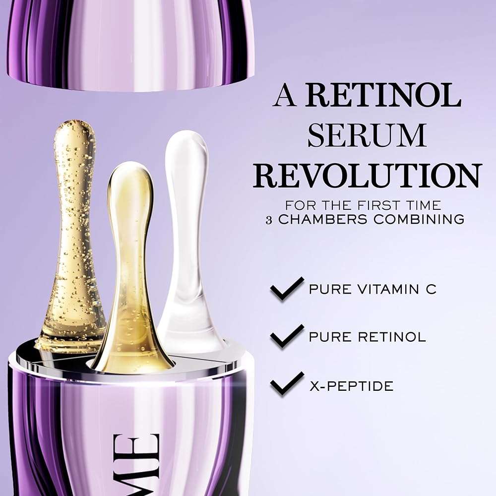 Lancôme Rénergie C.R.x. Triple Serum Retinol - Anti-Aging Serum With Pure Retinol, Pure Vitamin C, X-Peptide - Target Wrinkles and Pores - All Skin Types, including Sensitive - Image 7