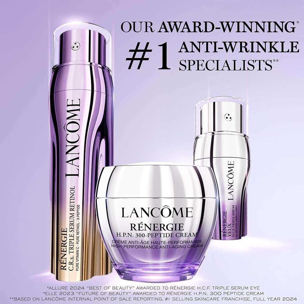 Lancôme Rénergie C.R.x. Triple Serum Retinol - Anti-Aging Serum With Pure Retinol, Pure Vitamin C, X-Peptide - Target Wrinkles and Pores - All Skin Types, including Sensitive - Image 8