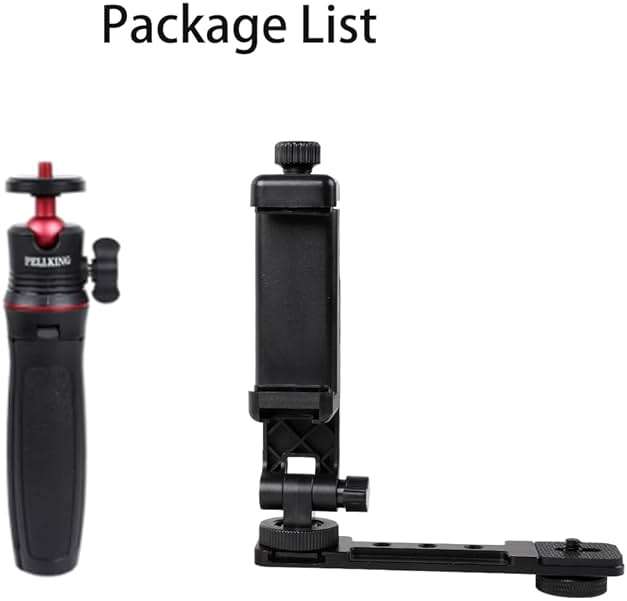 PellKing Osmo Pocket 3 Phone Holder Set Expansion Accessories + Universal Mini Extension Pole Tripod Compatible with DJI OSMO Pocket 3 and Smartphone - Image 7