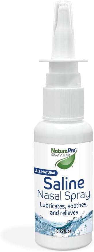NaturePro All Natural Saline Nasal Spray, 0.75 fl. oz., Kosher, Dual Salt Moisturizing Formula - Image 2
