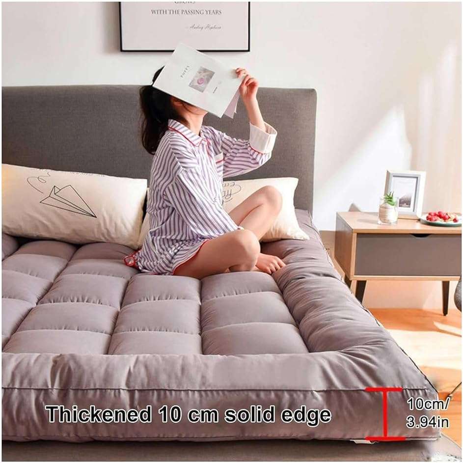 OneGrifN Floor Mattress,Camping Mattress, Japanese Futon Mattress,Foldable Floor Mattress,Portable Tatami Mattress,Roll Up Shikibuton, Floor Beds for Adults(Twin) - Image 3