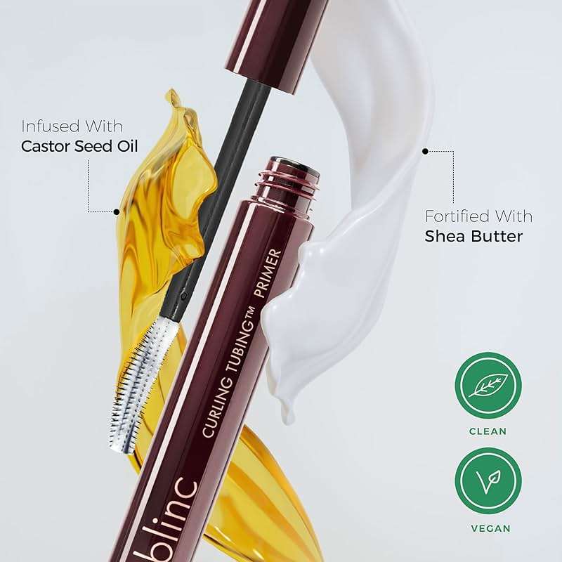 Blinc Curling TUBING Lash Primer | Dual-Action Formula for Long-Lasting Curl & Lash Lift Extension | Nourishing & Strengthening with Castor Oil & Shea Butter | Vegan & Clean Beauty 7ML - Image 3