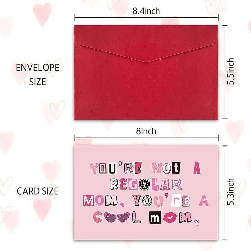 RollupJoy Funny Mothers Day Card, Cool Mothers Day Gifts for Friends Bestie Sister, Humorous Birthday Day Card for Mom, Not Regular Cool Mom - Image 3