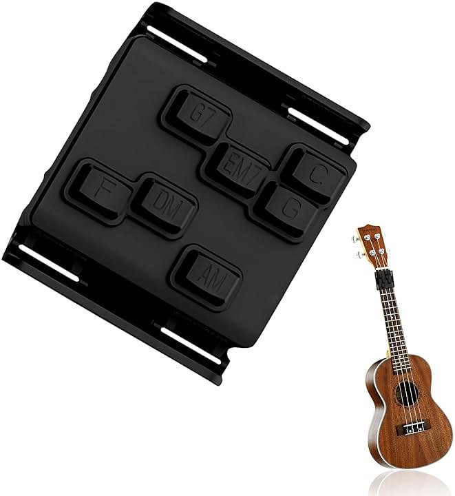 Xanadued Ukulele Chord Presser, Guitar Chord Presser, Ukulele Practice Tool, Guitar Presser for Acoustic, Trainer, Assisted Learning Tools - Product Image