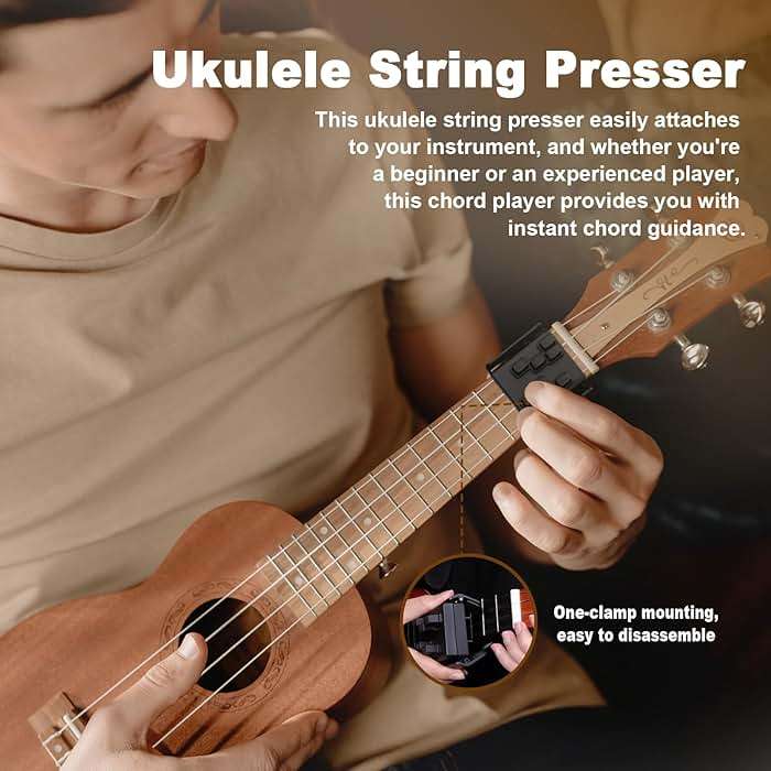 Xanadued Ukulele Chord Presser, Guitar Chord Presser, Ukulele Practice Tool, Guitar Presser for Acoustic, Trainer, Assisted Learning Tools - Image 3