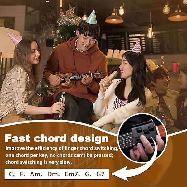 Xanadued Ukulele Chord Presser, Guitar Chord Presser, Ukulele Practice Tool, Guitar Presser for Acoustic, Trainer, Assisted Learning Tools - Image 4