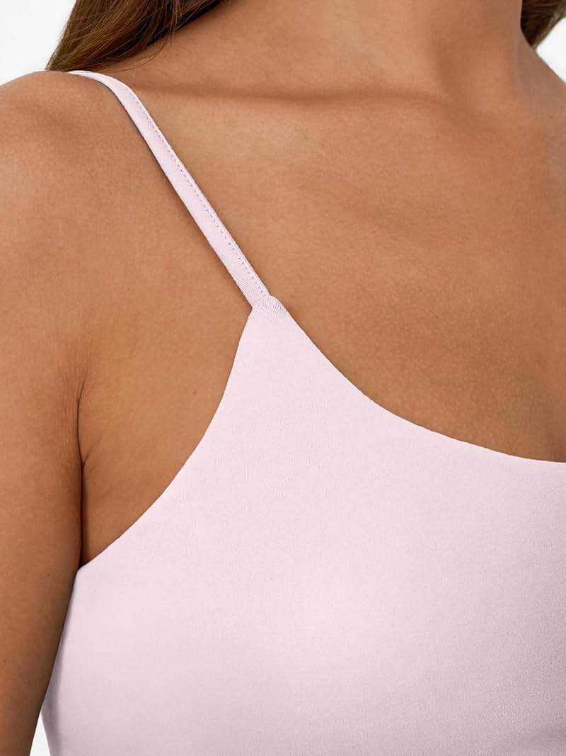 Trendy Queen Womens Summer Double Lined Adjustable Spaghetti Strap Tank Top - Image 5