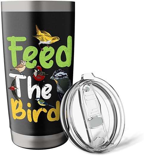 Bird Feeder - Feed The Birds Stainless Steel Insulated Tumbler - Image 6