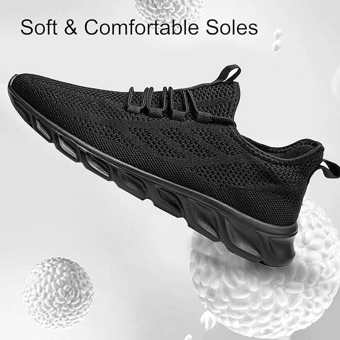 WCIDFY Mens Running Shoes Mesh Breathable Tennis Shoes Lightweight Walking Sneakers Comfortable for Gym - Image 6